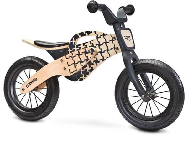 Ciekawy, drewniany rowerek biegowy Enduro od firmy Toyz. Zobacz >>>